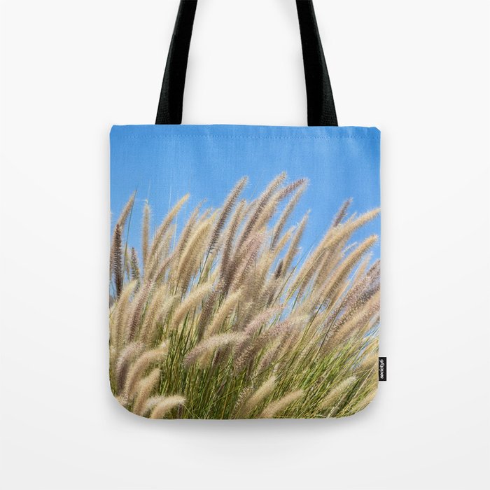 Foxtails on a Hill Tote Bag