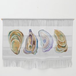 Watercolor Oysters Wall Hanging