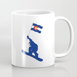 Colorado Snowboard Flag Coffee Mug