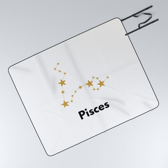 Pisces, Pisces Zodiac Picnic Blanket