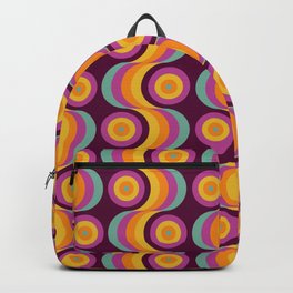 60s 70s Style Retro Vintage Mid-Century Modern Backpack