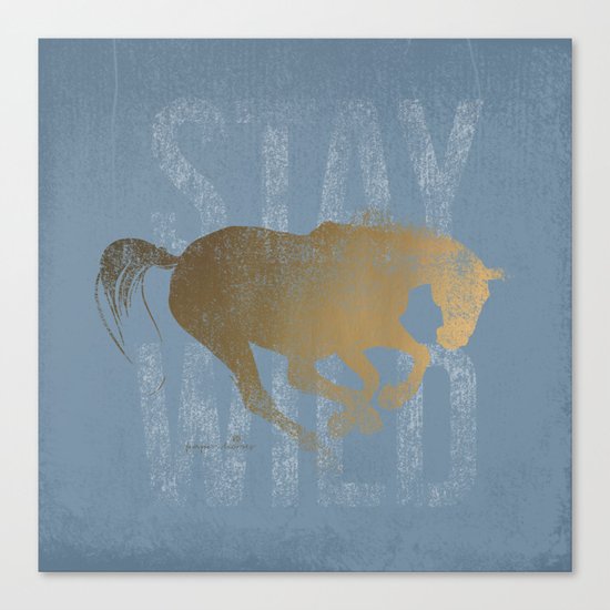 Horse (Stay Wild) Canvas Print
