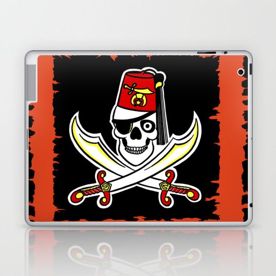 Shriner Pirate (no letters) Laptop & iPad Skin
