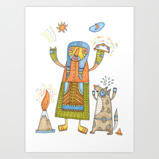 shaman Art Print