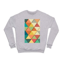 Multicolored Triangles Crewneck Sweatshirt