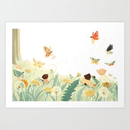 The Butterfly Field by Emily Winfield Martin Art Print