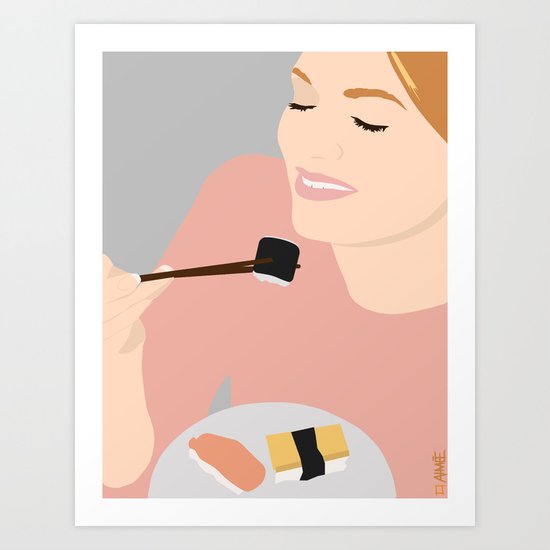 Sushi!!!!! Art Print
