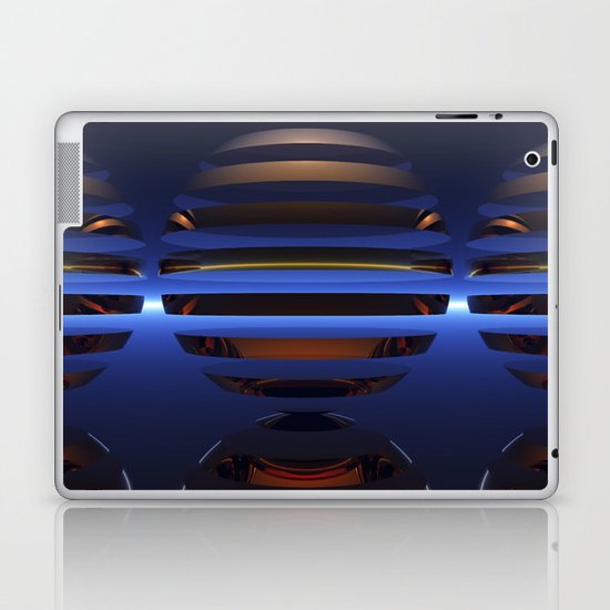 Split Spheres (Night) Laptop & iPad Skin