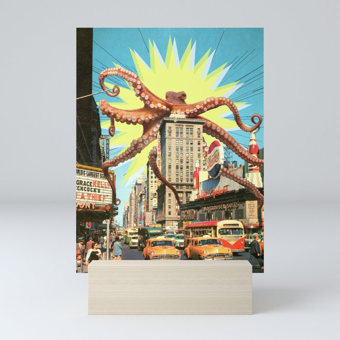Attack of the Octopus Mini Art Print