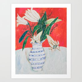 Easter Lily Bouquet Art Print