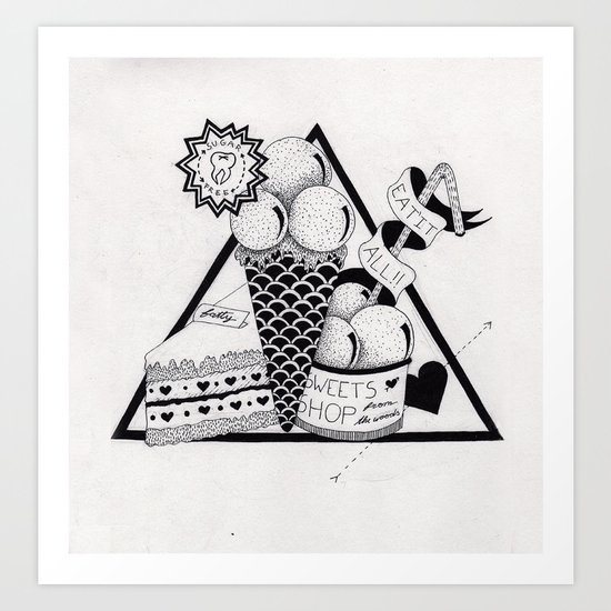 Sweets Art Print