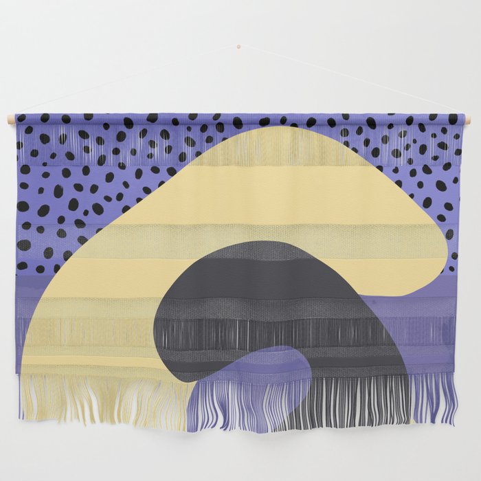 Love Abstract Very Peri Wall Hanging