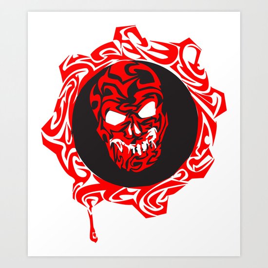 Gears Of War Design Art Print