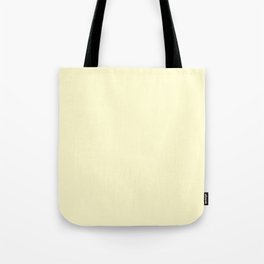 Pastel Lemon Yellow Pale Soft Meringue Yellow Tote Bag