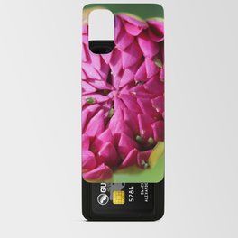Fresh Purple Dahlia Flower Bud Photographic Print Android Card Case