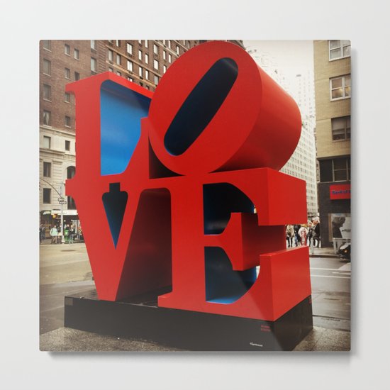 Love Sculpture - NYC Metal Print