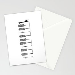 The Pianist Stationery Card