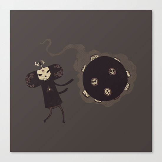 Katamari of the Dead Canvas Print
