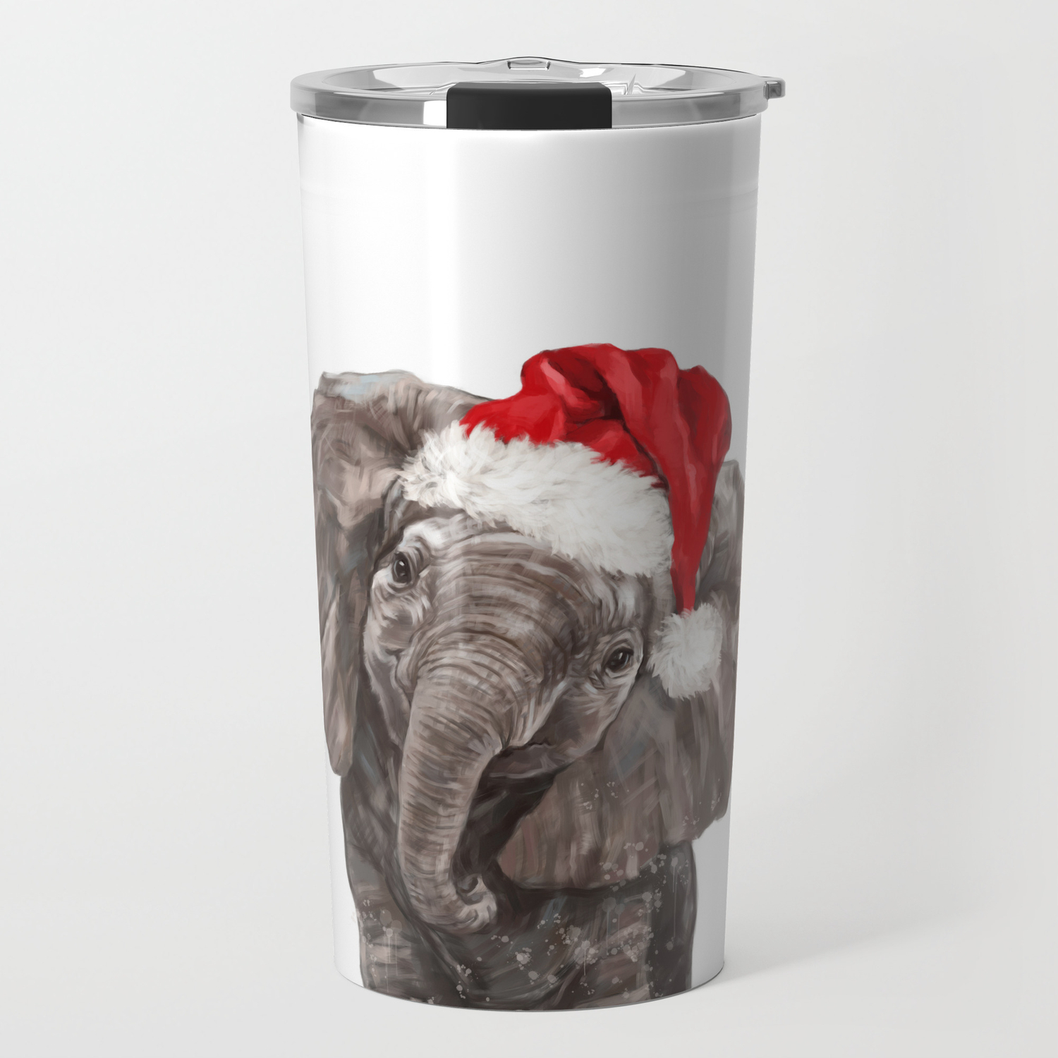 elephant christmas mug