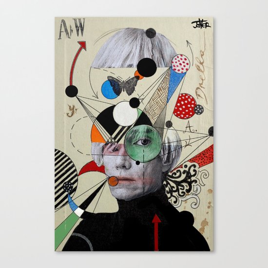 anti pop andy Canvas Print