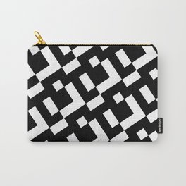 different black&white shapes  Carry-All Pouch