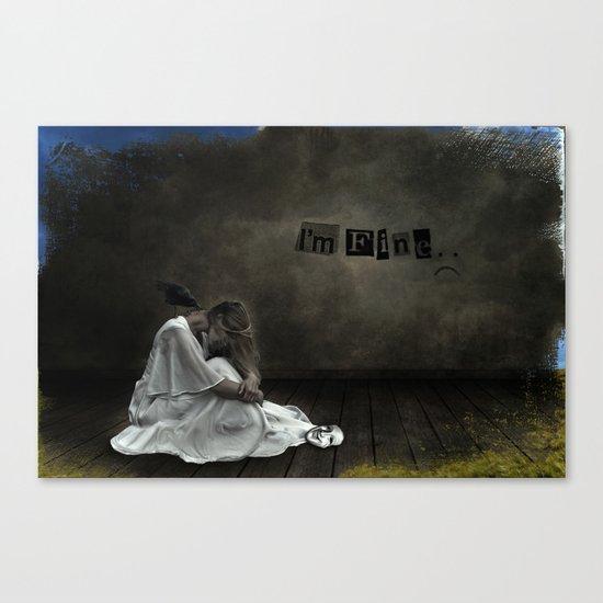 Suppression Canvas Print