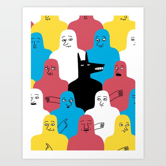 A Wolf Art Print