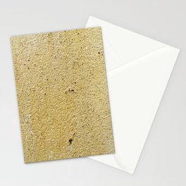 Old yellow paint surface texture and background  Stationery Card
