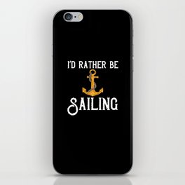Sailing Boat Quotes Ship Knots Yacht Beginner iPhone Skin