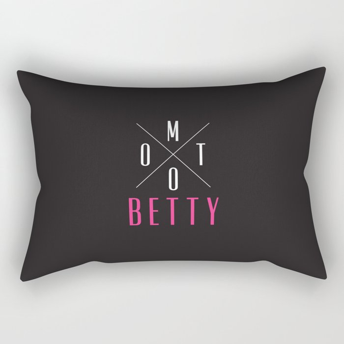 Moto Betty Logo Rectangular Pillow