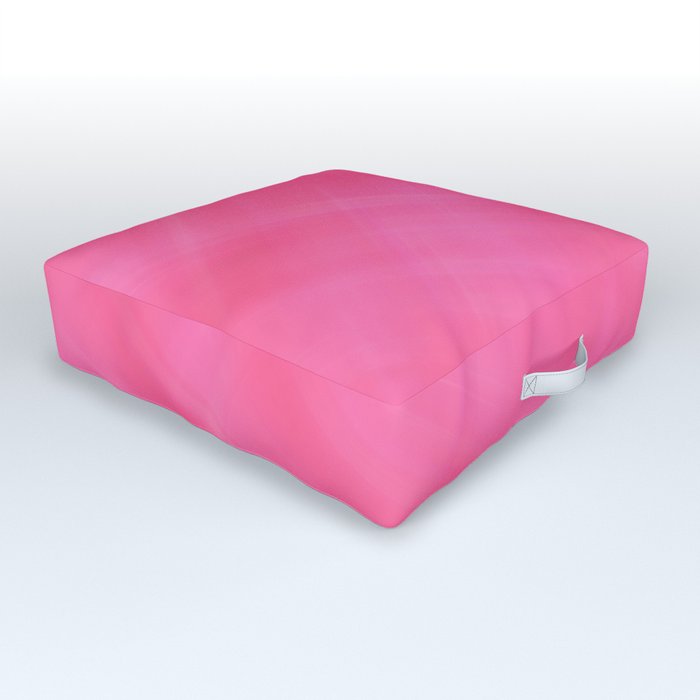 Hot pink movement  Outdoor Floor Cushion