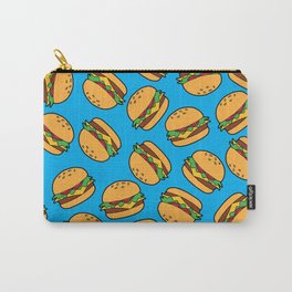 Burger pattern Carry-All Pouch | Trendy, Cheese, Cool, Tomato, Delicious, Cheeseburger, Junkfood, Drawing, Patty, Lettuce 