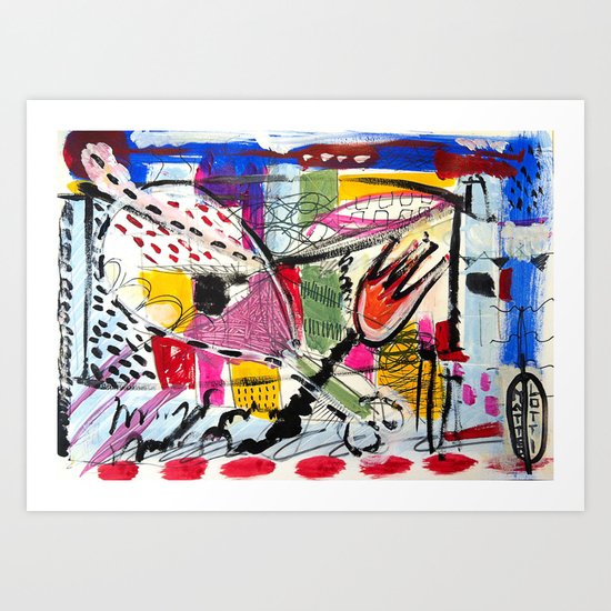 Pollo in salamoia Art Print
