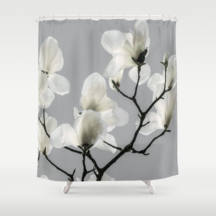 Magnolia top shower curtain