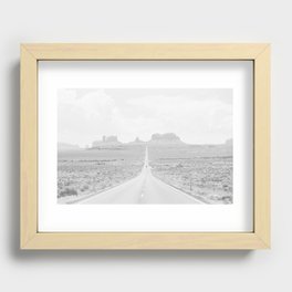 Monument Valley Recessed Framed Print