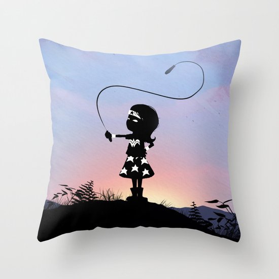 Wonder Kid Throw Pillow
