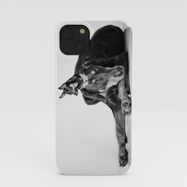 Best Buds - Dalmatian and Chihuahua Dogs iPhone Case