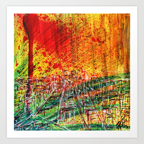 Take city Art Print