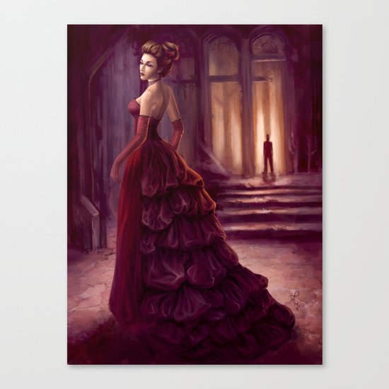 Don't Look Back - fantasy art Canvas Print