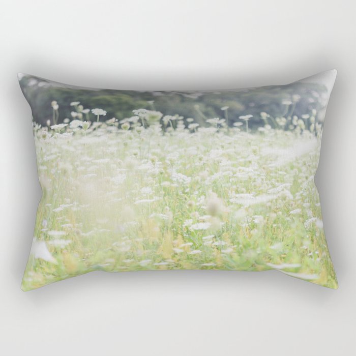 In a Field of Wildflowers Rectangular Pillow