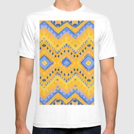 itzel - pineapple + azure T-shirt