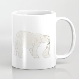 Polar Bear Mom & Cub Coffee Mug