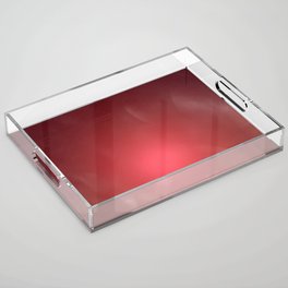 Abstract Burgundy Red Pink Gradient Bokeh Acrylic Tray