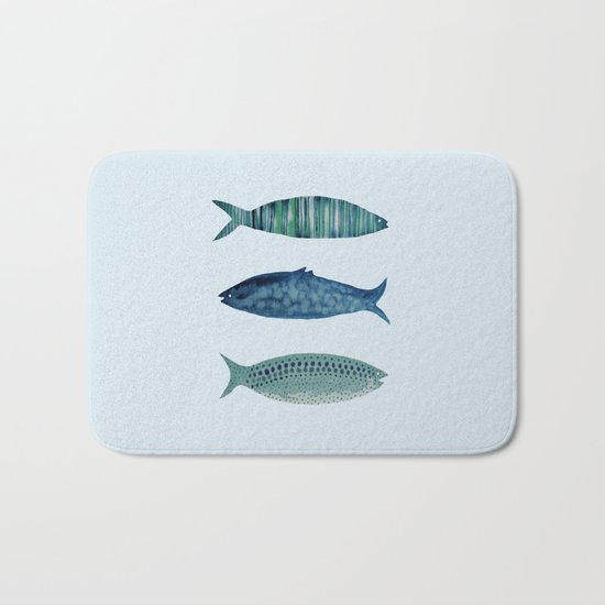 fish in Bath Mat