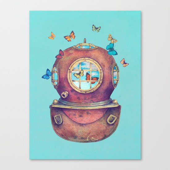 Inner Space - colour option Canvas Print