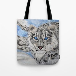 Lisa Alavi | Snow Leopard Tote Bag