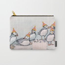 Puffin Party Carry-All Pouch