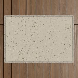Cement Wall Spackle Pattern Outdoor Rug