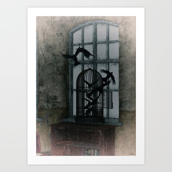 Evanescent Freedom Art Print