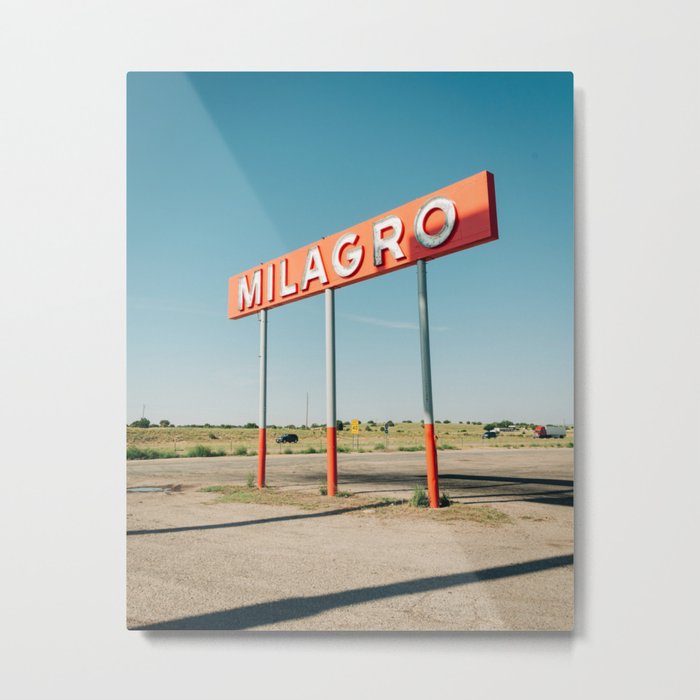 Milagro, Route 66 02 Metal Print